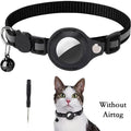 Collier réfléchissant pour chat avec porte-AirTag et clochette