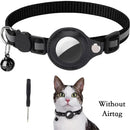 Collier réfléchissant pour chat avec porte-AirTag et clochette