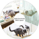 Hamaca de Ventana para Gatos – Cama Soleada que Ahorra Espacio con Ventosas