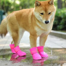 Botas de goma impermeables para perros – Protectores de patas antideslizantes