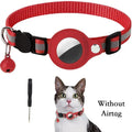 Collier réfléchissant pour chat avec porte-AirTag et clochette