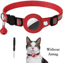 Collier réfléchissant pour chat avec porte-AirTag et clochette