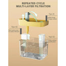 Fuente de agua automática para gatos – Bomba silenciosa y tazón con filtro