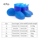 Botas de goma impermeables para perros – Protectores de patas antideslizantes